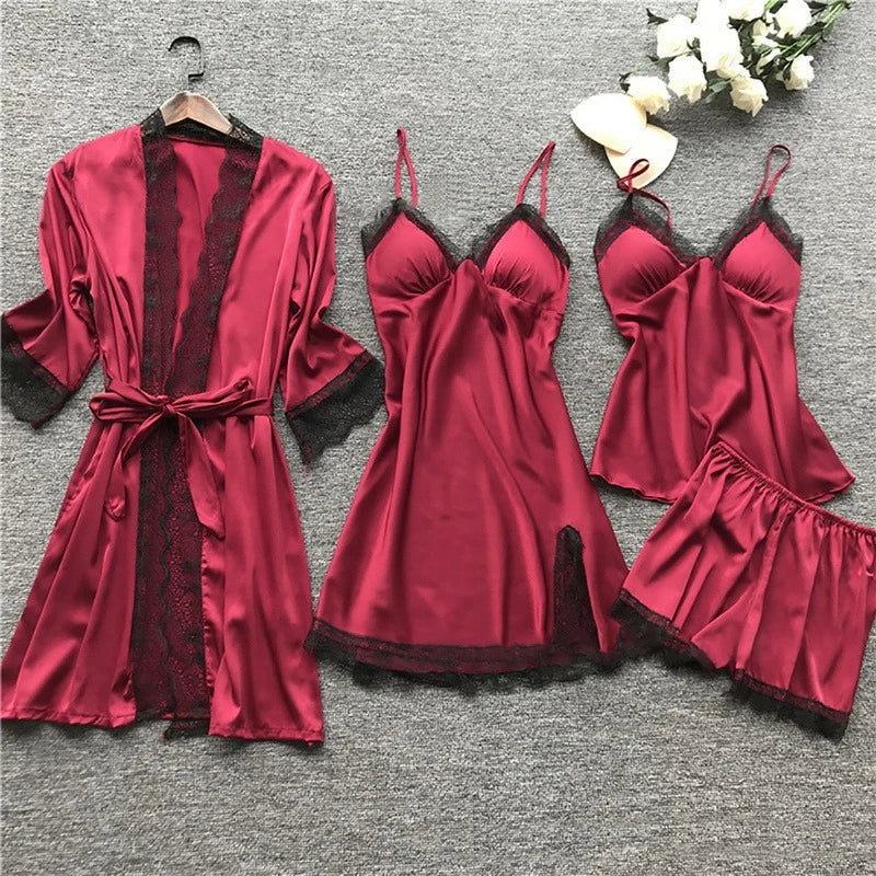 LeRoxy | Dames Pyjama Set van Zachte Katoen | Comfortabele Nachtkleding