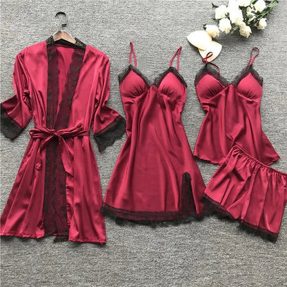 LeRoxy | Dames Pyjama Set van Zachte Katoen | Comfortabele Nachtkleding