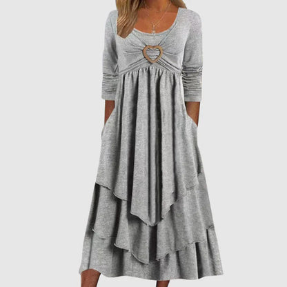 LeRoxy Casual Lange Jurk - Comfortabele en Stijlvolle Mode voor Elke Gelegenheid