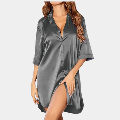 LeRoxy | Luxe Comfortabele Dames Slaapjurk | Zacht & Stijlvol Nachtmode