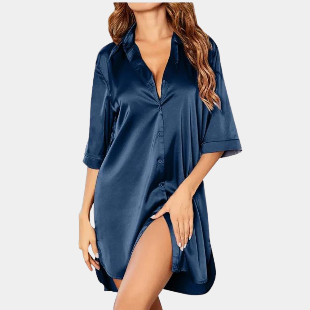 LeRoxy | Luxe Comfortabele Dames Slaapjurk | Zacht & Stijlvol Nachtmode