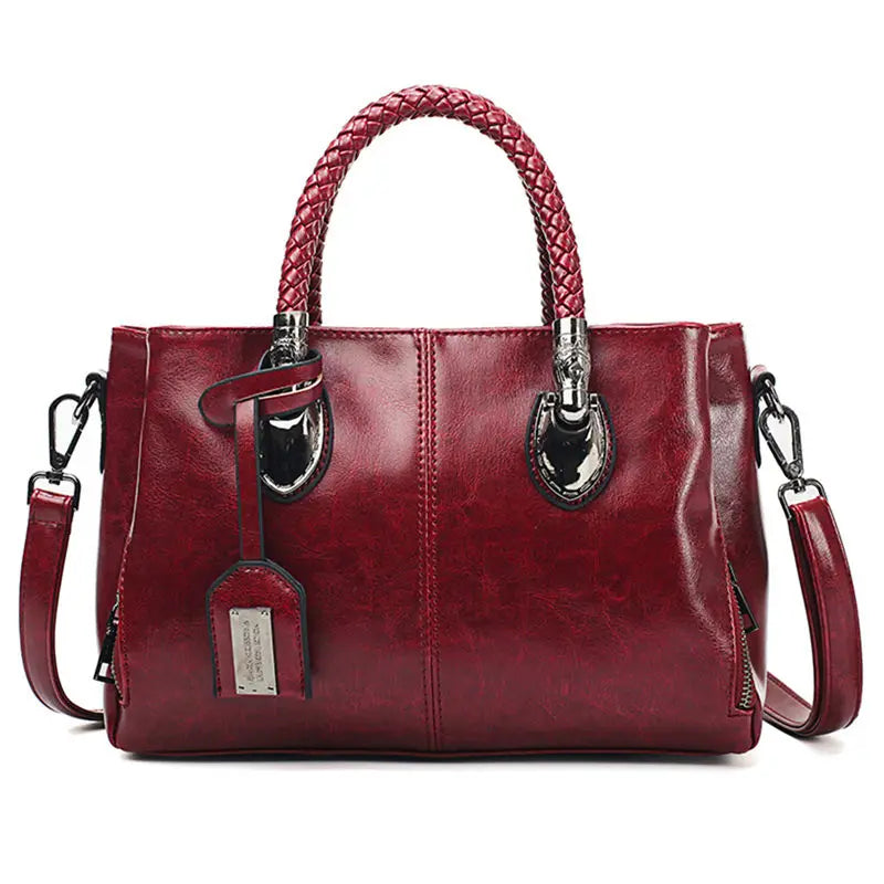 LeRoxy | LuxeLeather | Leren Tas | Grote Inhoud en Stijlvolle Dameshandtas