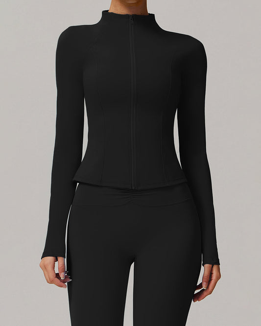 LeRoxy | Sportjack voor Dames | Lichtgewicht Zwart Sportkledingjack