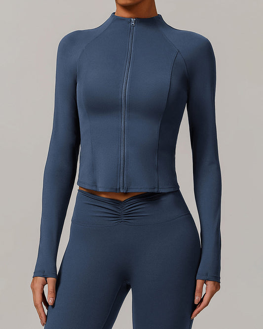 LeRoxy | Sportjack voor Vrouwen | Lichtgewicht Navy Trainingsjack