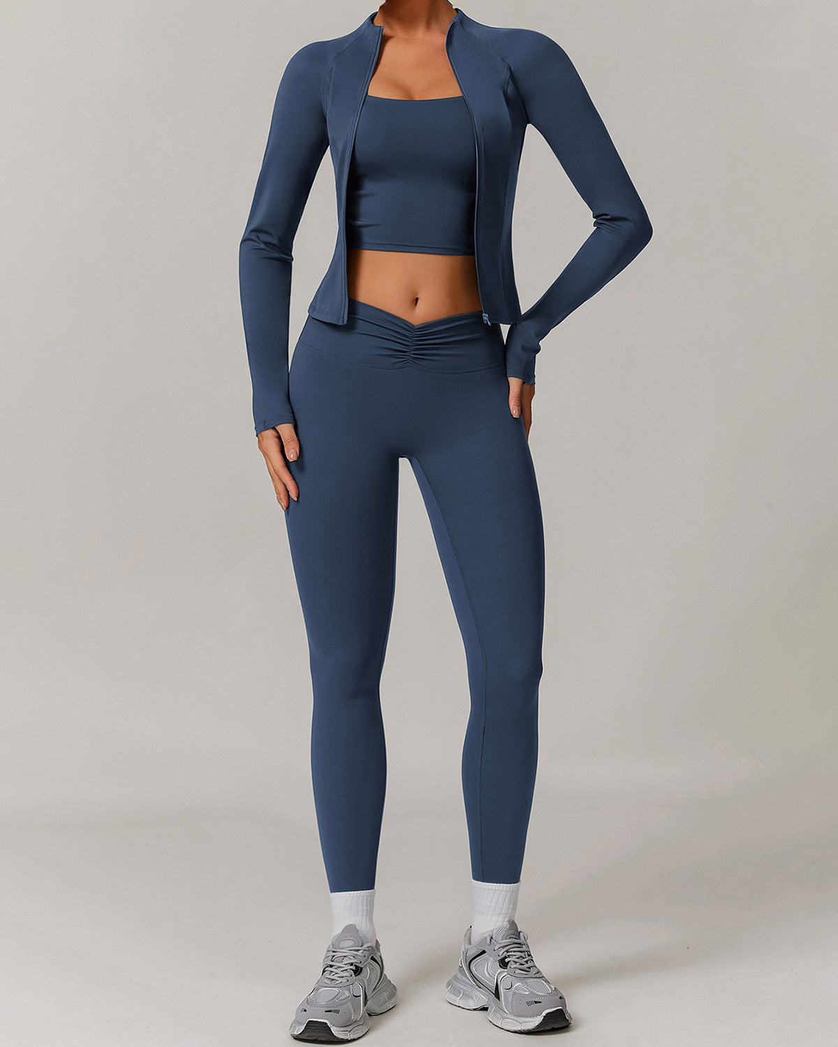 LeRoxy | Sportjack voor Vrouwen | Lichtgewicht Navy Trainingsjack