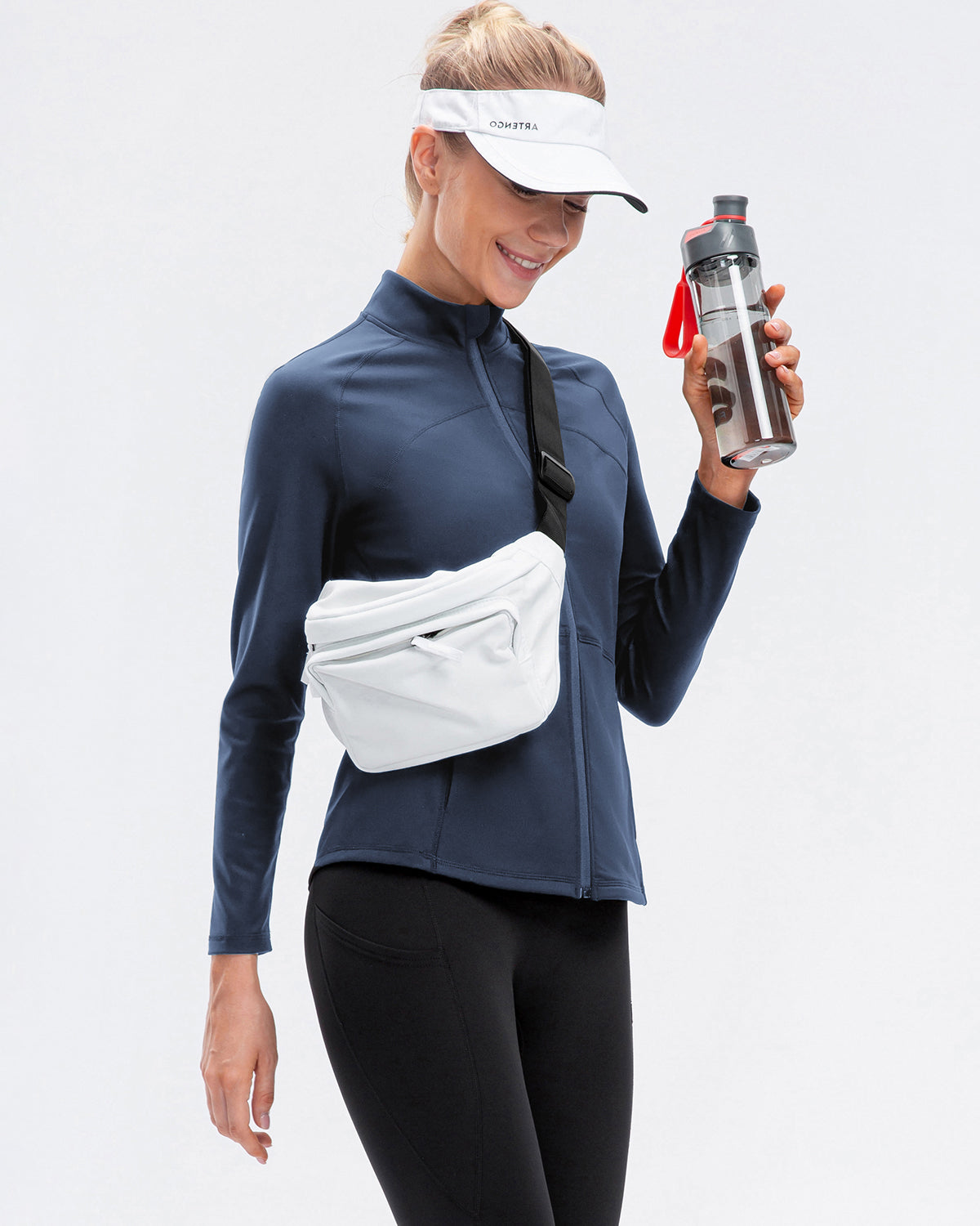 LeRoxy | Athletic Jacket | Stijlvolle Blauwe Jas voor Actieve Levensstijlen