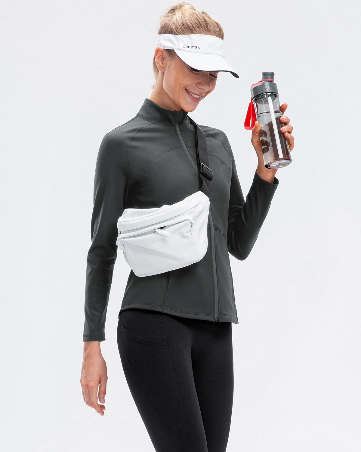 LeRoxy | Vrouwen Sportjack | Lichtgewicht Trainingsjack Grijs
