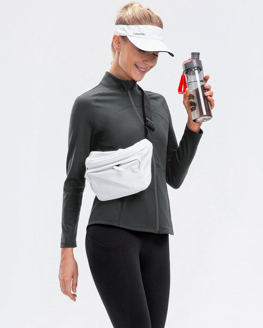 LeRoxy | Vrouwen Sportjack | Lichtgewicht Trainingsjack Grijs