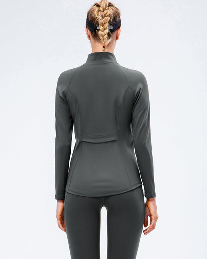 LeRoxy | Vrouwen Sportjack | Lichtgewicht Trainingsjack Grijs