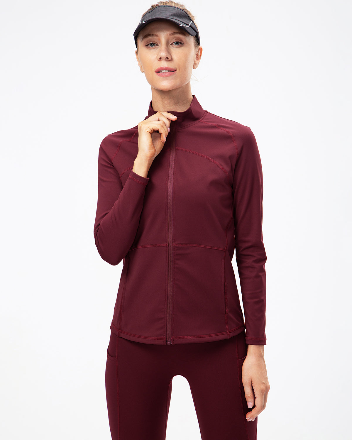 LeRoxy | Vrouwen Sportjack met Rits | Rood | Lichtgewicht Sportkleding