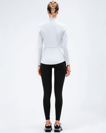 LeRoxy | Atletiekjas | Wit | Premium Fitness & Activewear Jas