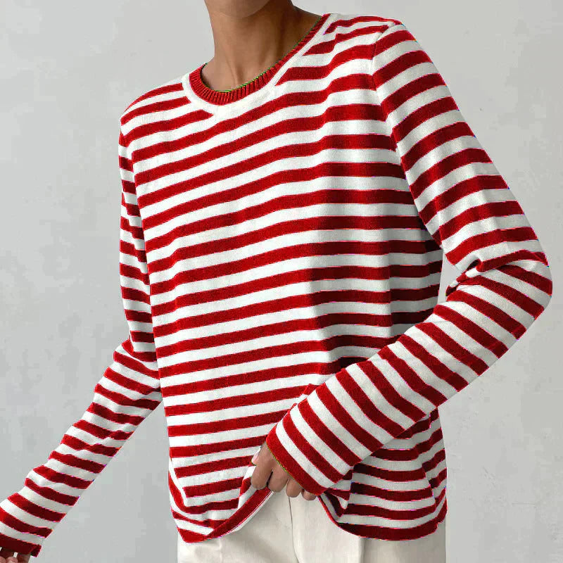 LeRoxy | Gestreept T-Shirt met Lange Mouwen | Stijlvol & Comfortabel voor Vrouwen