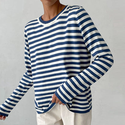 LeRoxy | Gestreept T-Shirt met Lange Mouwen | Stijlvol & Comfortabel voor Vrouwen