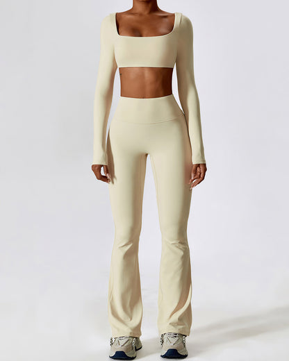 LeRoxy | Long Sleeve Dames Top | Beige Lange Mouw