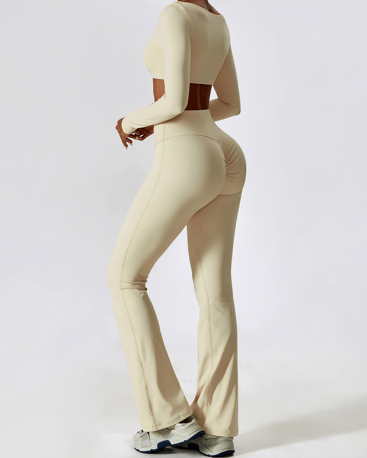 LeRoxy | Long Sleeve Dames Top | Beige Lange Mouw