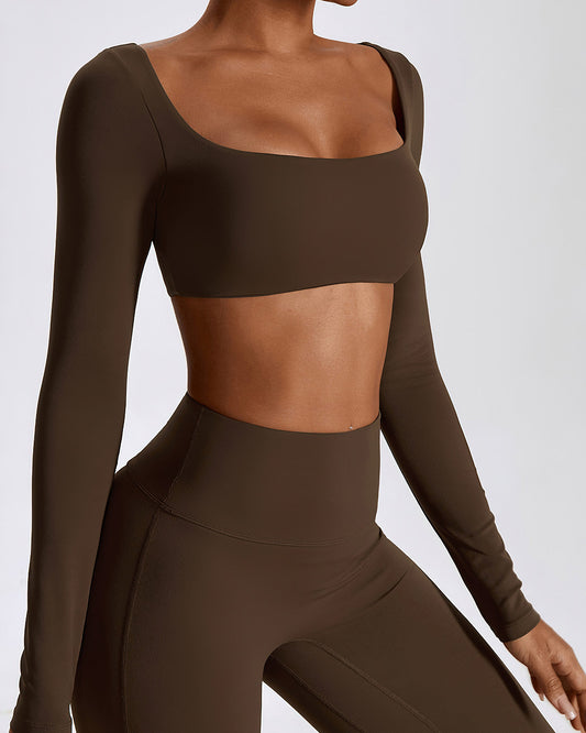LeRoxy | Long Sleeve Shirt | Bruin | Dames Lange Mouw Top