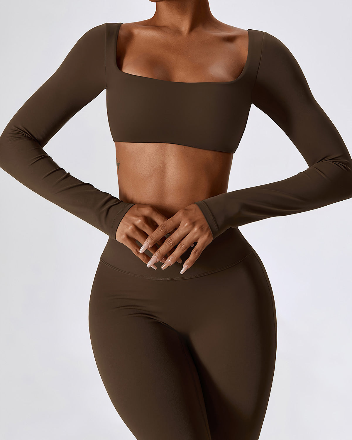 LeRoxy | Long Sleeve Shirt | Bruin | Dames Lange Mouw Top