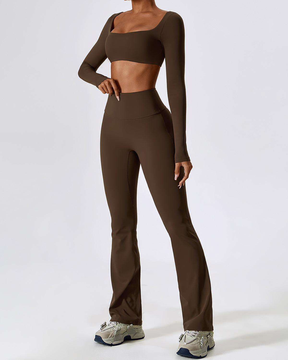 LeRoxy | Long Sleeve Shirt | Bruin | Dames Lange Mouw Top