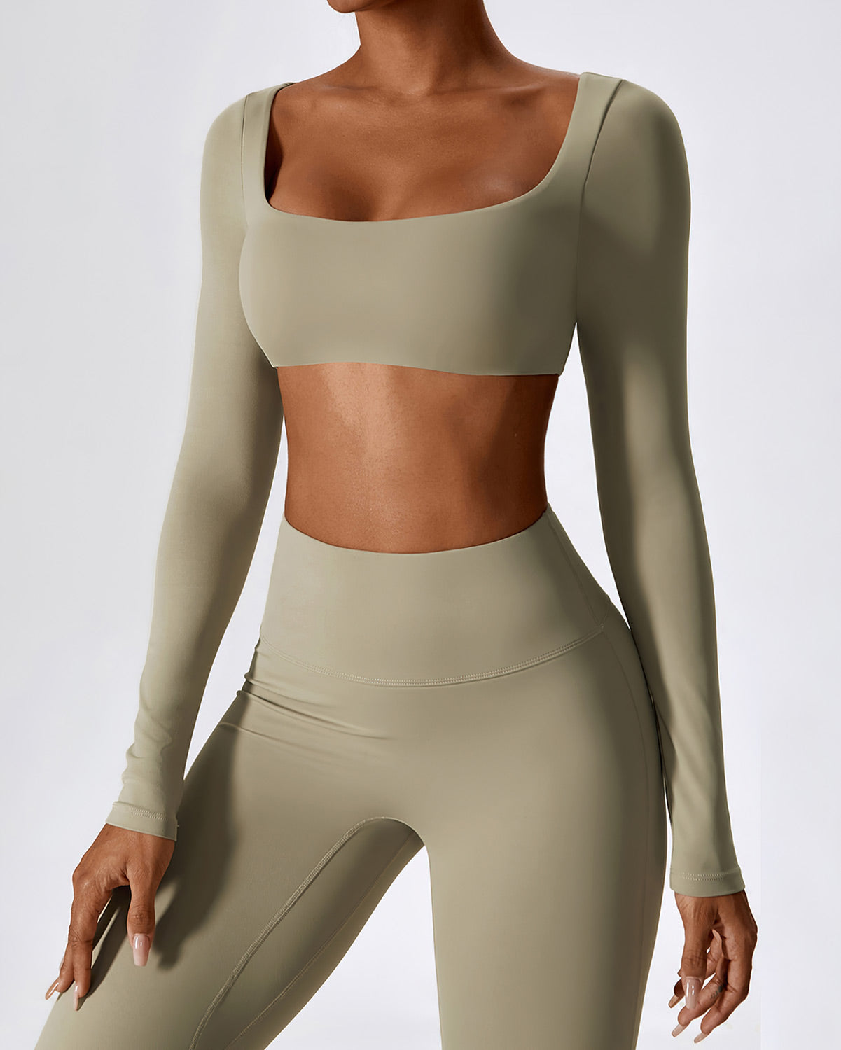 LeRoxy | Longsleeve Dames Shirt met Lange Mouwen | Khaki