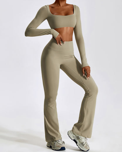 LeRoxy | Longsleeve Dames Shirt met Lange Mouwen | Khaki