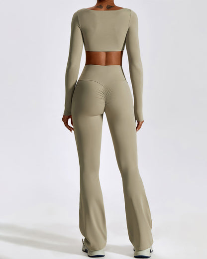 LeRoxy | Longsleeve Dames Shirt met Lange Mouwen | Khaki