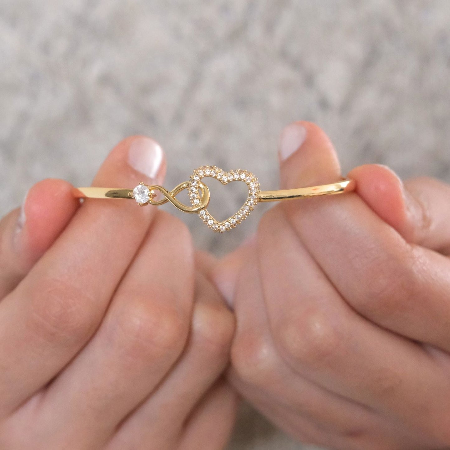 LeRoxy | Infinity Armband Moeder & Dochter | Altijd In Mijn Hart Sieraad