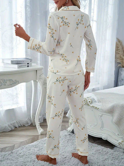 LeRoxy | Luxe Dames Pyjama Set – Tijdloos Design & Comfortabele Nachtkleding