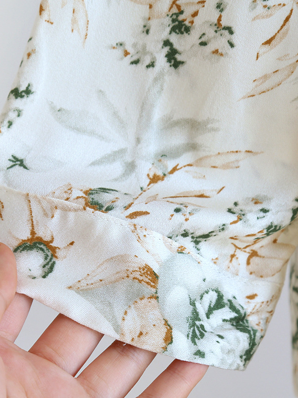 LeRoxy | Luxe Dames Pyjama Set van Katoen met Lange Mouwen | 2-Delig
