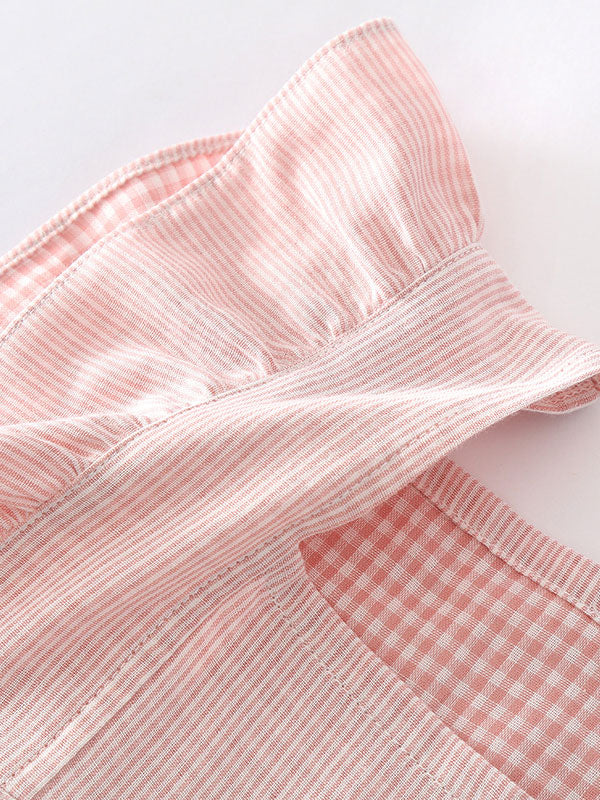LeRoxy | Elegante Dames Pyjama Set met Geruit Design | Comfortabele & Stijlvolle Nachtkleding