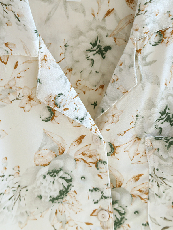 LeRoxy | Luxe Dames Pyjama Set van Katoen met Lange Mouwen | 2-Delig
