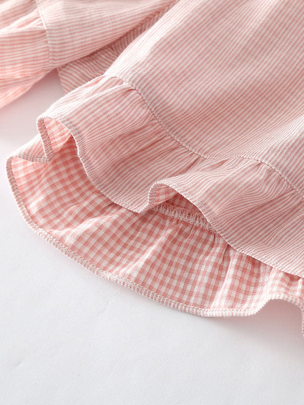 LeRoxy | Elegante Dames Pyjama Set met Geruit Design | Comfortabele & Stijlvolle Nachtkleding