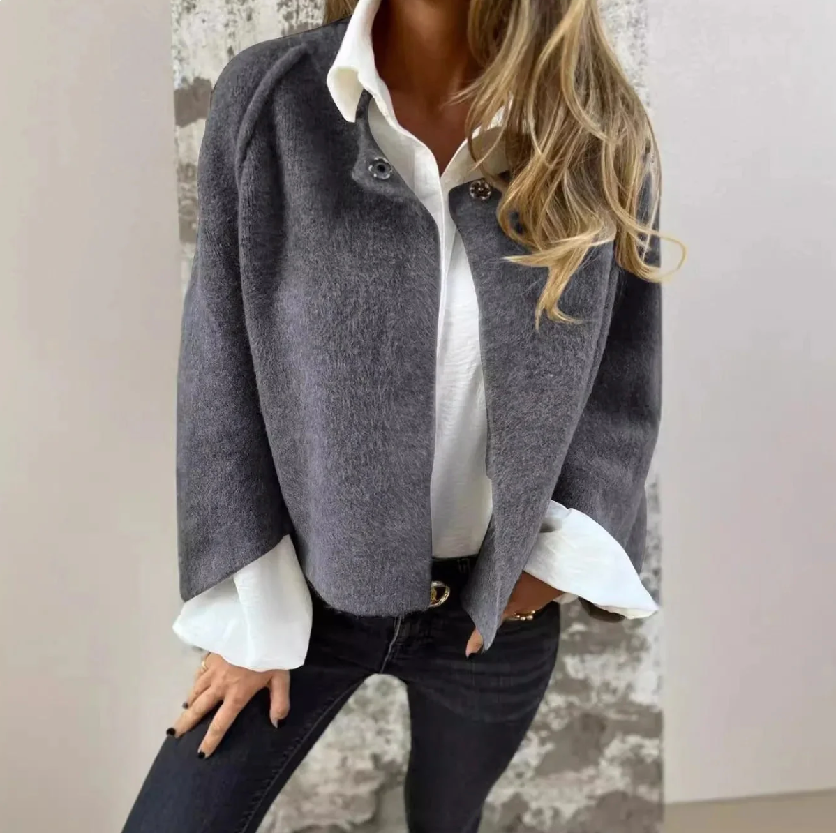 LeRoxy | Oversized Gebreide Cardigan met Knoopsluiting | Comfortabele Dames Vest