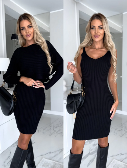 LeRoxy Mouwloze Jurk met Sweater – Trendy & Comfortabel | Shop Nu