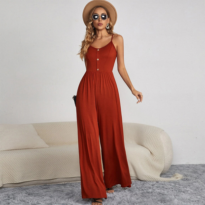 LeRoxy Comfortabele Jumpsuit – Stijlvol, Zacht & Perfect voor Elke Gelegenheid
