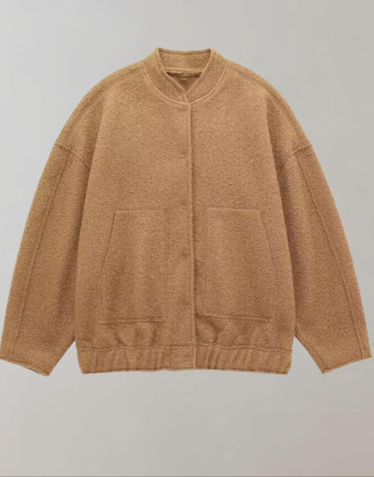 LeRoxy | Oversized Bomberjack Dames | Casual Jas met Knopen | Trendy Oversized Damesjas