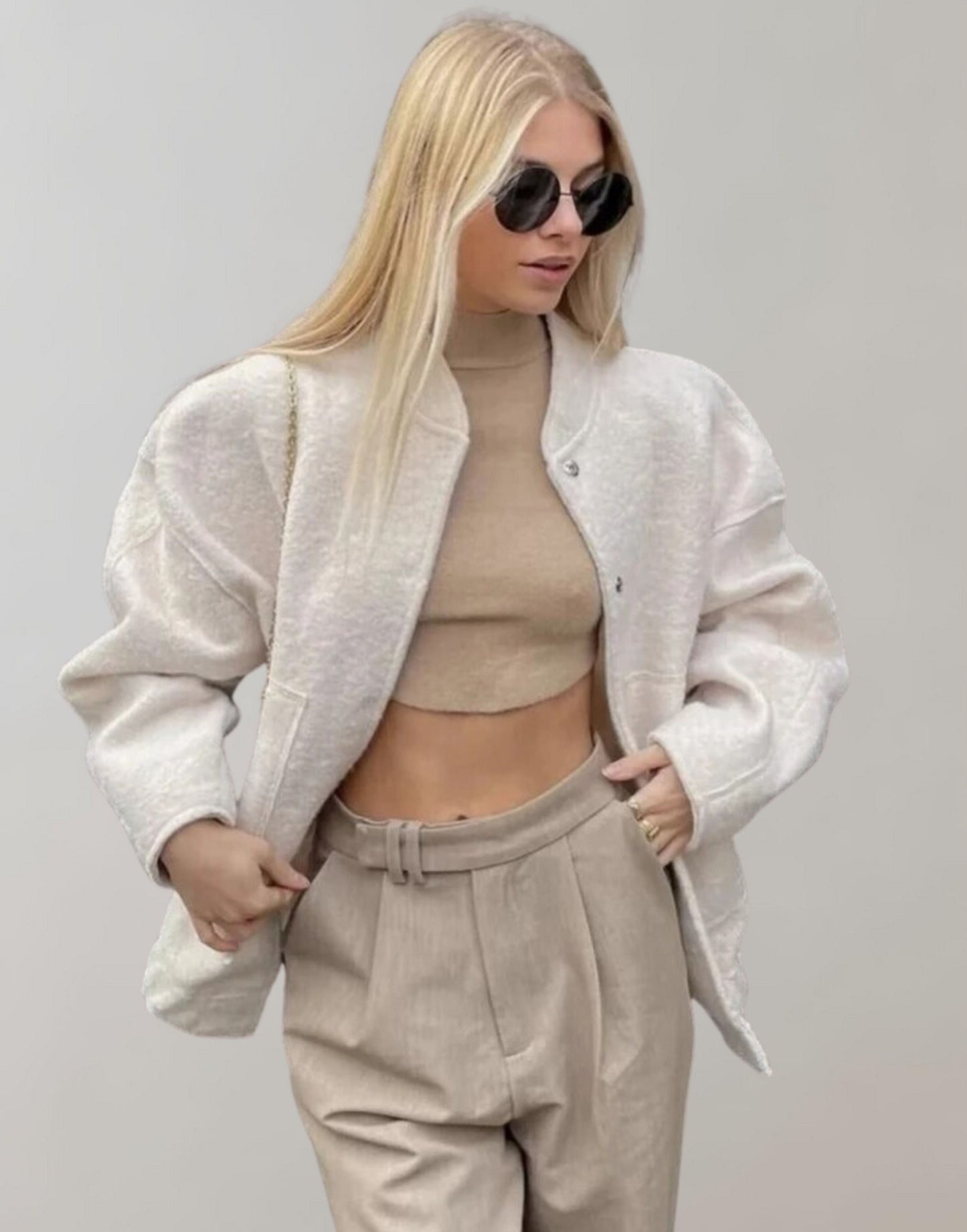 LeRoxy | Oversized Bomberjack Dames | Casual Jas met Knopen | Trendy Oversized Damesjas