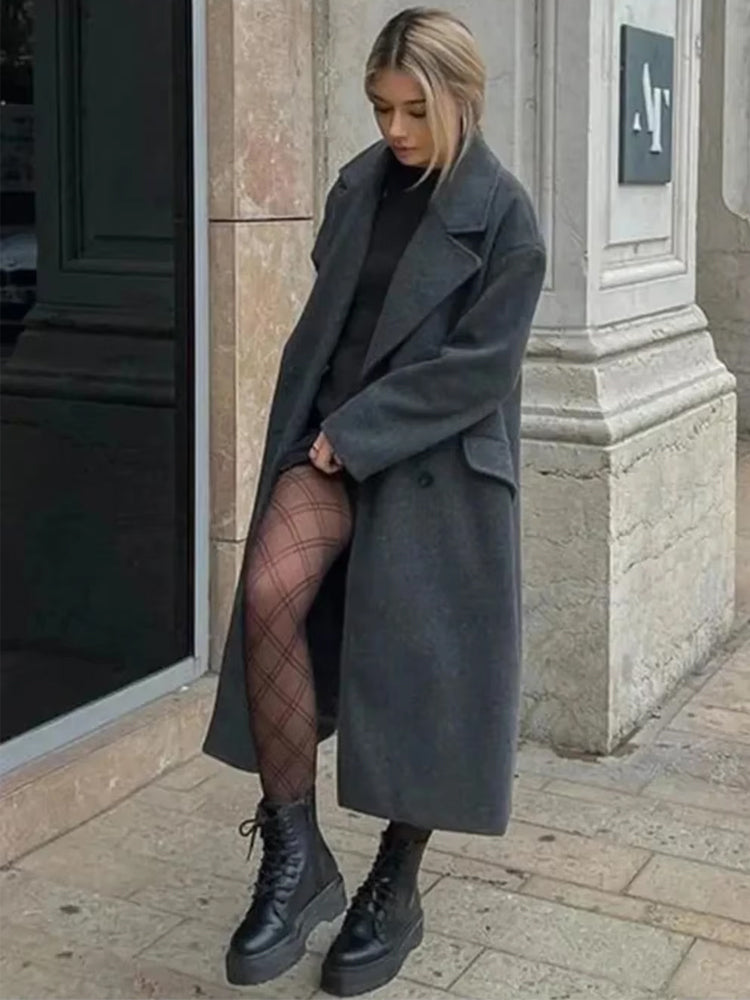 LeRoxy | Mijn LeRoxy | Elegante Wollen Trenchcoat | Stijlvolle Winterjas voor Dames