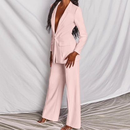 LeRoxy | Elegante Blazer en Broek Set – Stijlvolle Dames Outfit voor Elke Gelegenheid
