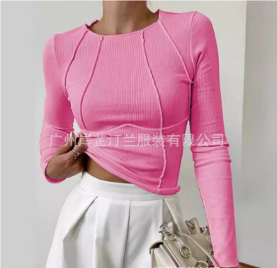LeRoxy | Basic Damestop met Lange Mouwen - Stijlvolle en Comfortabele Lente/Zomer Must-Have