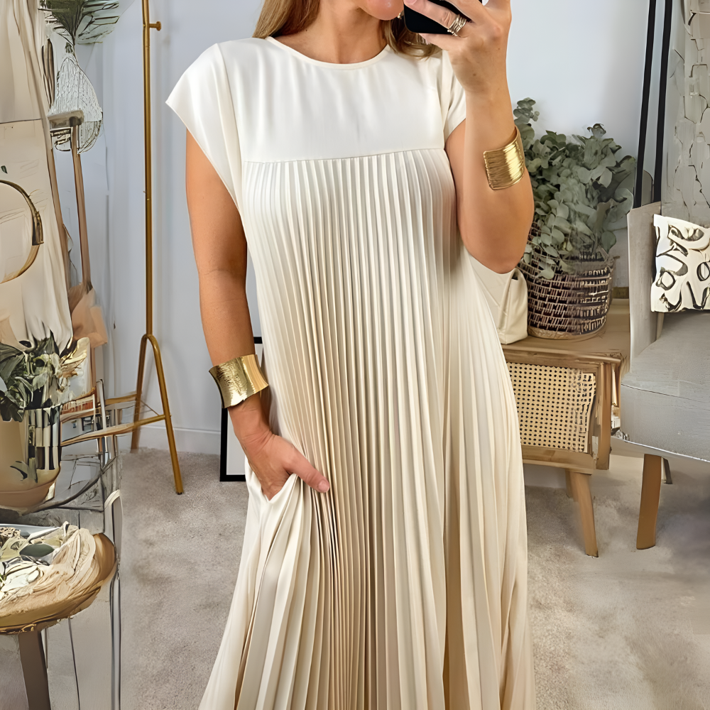 LeRoxy | Mouwloze Elegante Jurk | Stijlvolle Zomerjurk voor Elke Gelegenheid