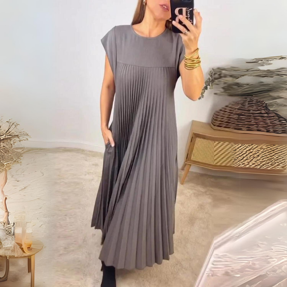 LeRoxy | Mouwloze Elegante Jurk | Stijlvolle Zomerjurk voor Elke Gelegenheid