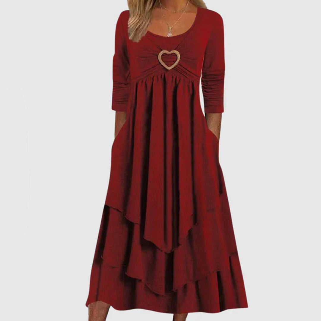 LeRoxy Casual Lange Jurk - Comfortabele en Stijlvolle Mode voor Elke Gelegenheid