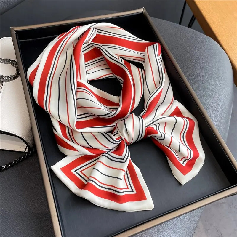 LeRoxy | Luxe Zijden Dames Sjaal | Elegante Modeaccessoire