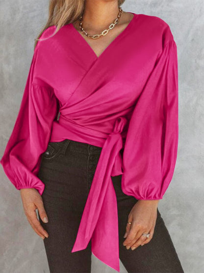 LeRoxy | Elegante Rozemarijns Blouse voor Dames | Stijlvolle Blouse voor Elke Gelegenheid