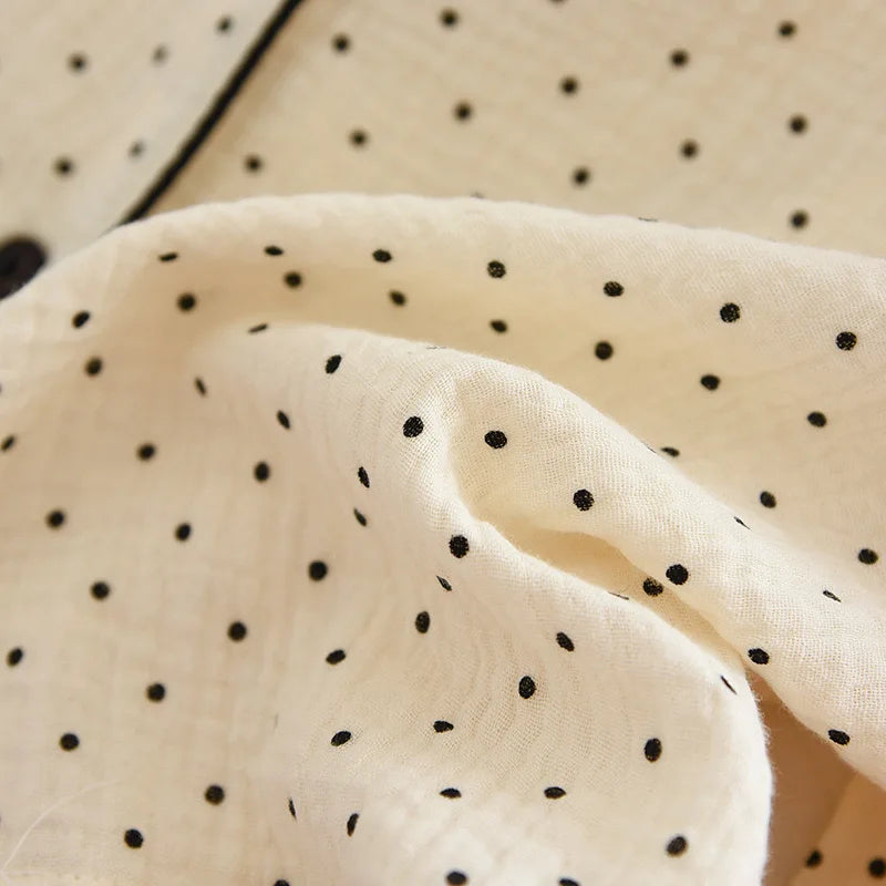 LeRoxy | Dames Polka Dot Pyjama Set | Comfortabele & Stijlvolle Nachtkleding