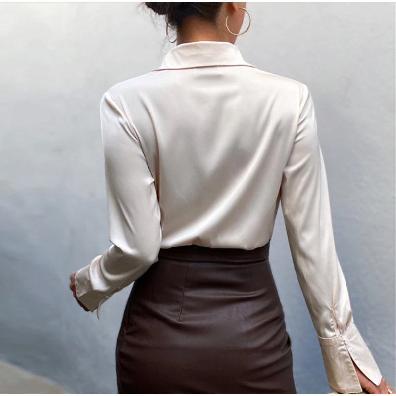 LeRoxy | Satijnen Damesblouse | Elegant en Glanzend