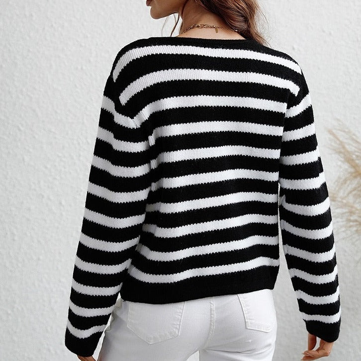 LeRoxy | Gestreept Dames Herfstvest Leona | Comfortabel & Stijlvol