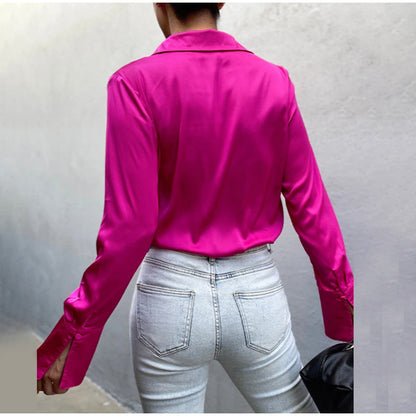 LeRoxy | Satijnen Damesblouse | Elegant en Glanzend