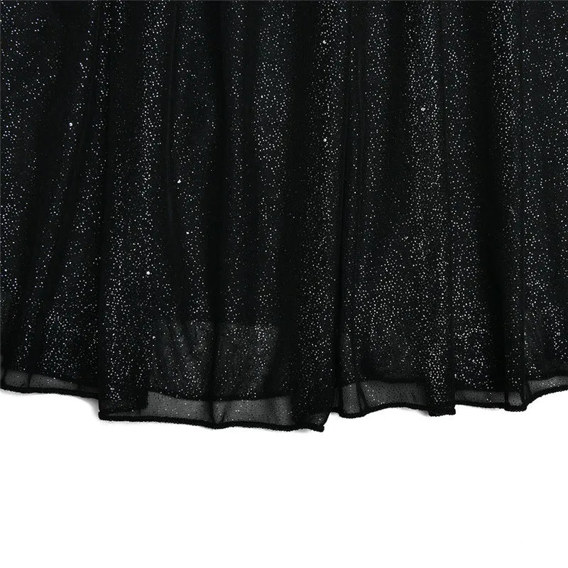LeRoxy | Strapless Glitter Mini-Jurk | Stijlvolle Glanzende Avondoutfit voor Feestelijke Gelegenheden