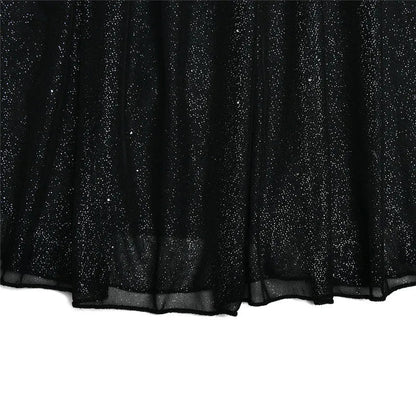 LeRoxy | Strapless Glitter Mini-Jurk | Stijlvolle Glanzende Avondoutfit voor Feestelijke Gelegenheden